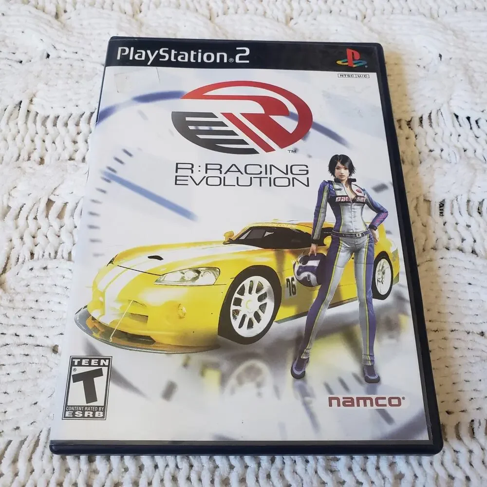 Sony PS2 Bundle Of 3 Racing Games: Gran‎ Turismo 3, Corvette, R:Racing Evolution